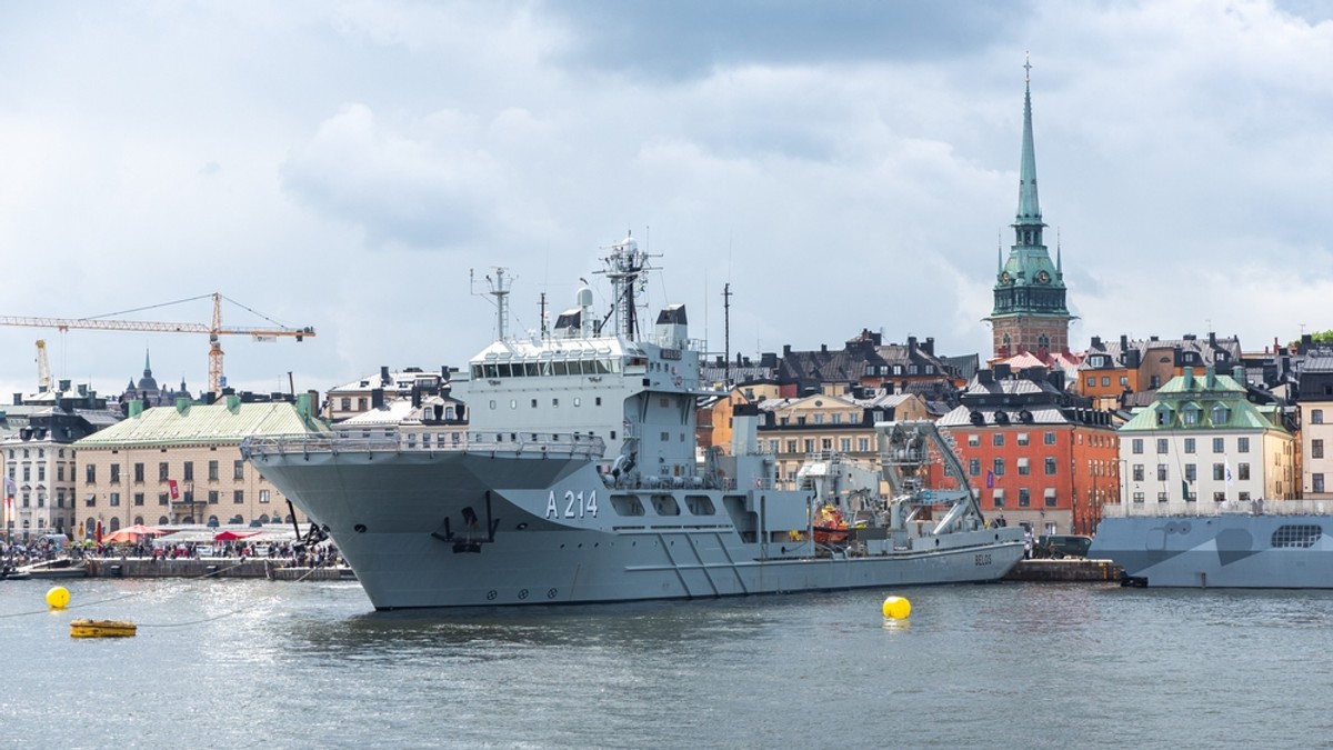 HSwMS Belos należący do szwedzkiej marynarki wojennej