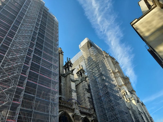 Notre Dame w październiku 2020 r.