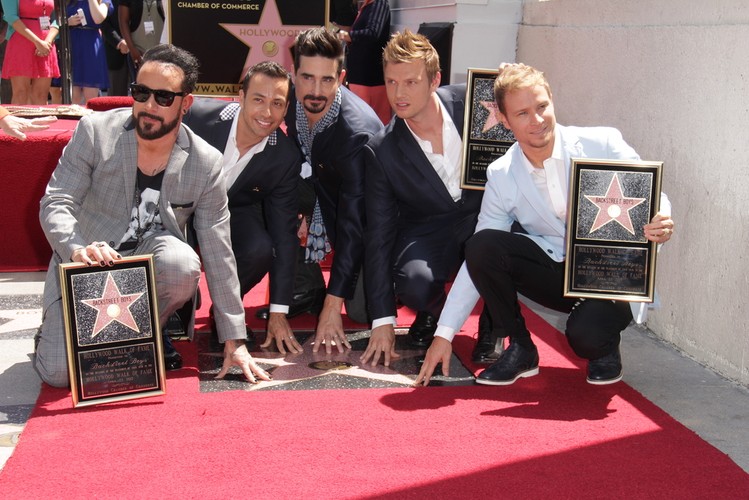 The Backstreet Boys w Aleji Gwiazd w Hollywood – kwiecień 2013 roku