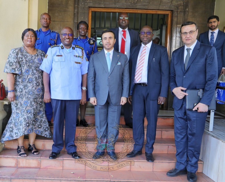 INTERPOL President Maj Gen Dr Ahmed Naser AL-RAISI held a meeting with the Inspector General National Police Service Japheth Koome at NPS Headquarters, Nairobi on February 13, 2023
