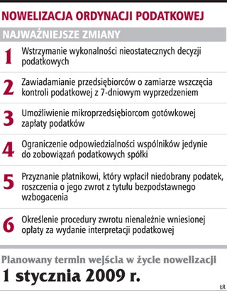 Fiskus zawiadomi podatnika o kontroli