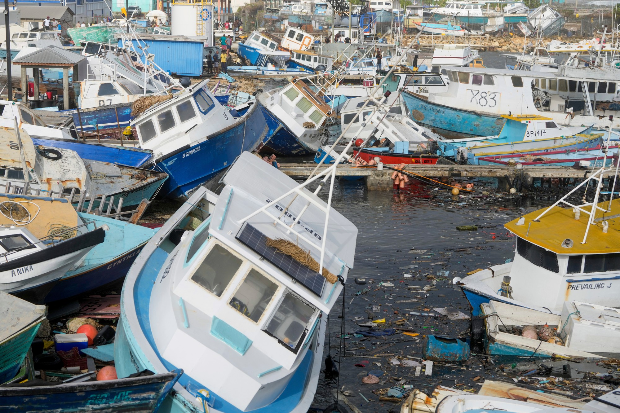 Hurikán Beryl napáchal škody na ostrove Barbados.