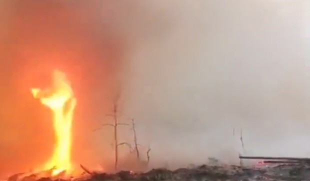 Vatreni tornado oko Černobilja