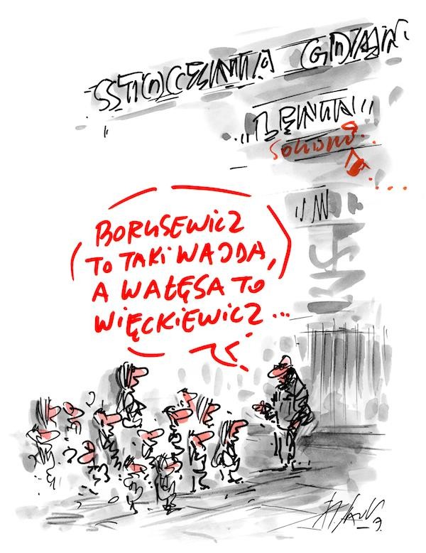 sawka kim sa? borusewicz i wałe?sa stocznia gdan´ska pion