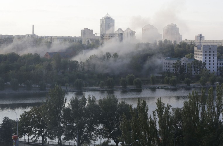 Wojna w mieście. FOTOREPORTAŻ Z DONIECKA