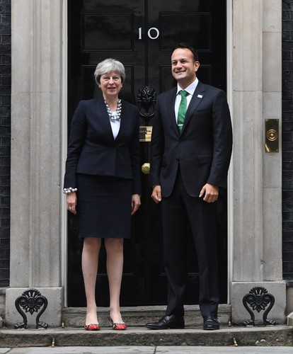 Theresa May i Leo Varadkar