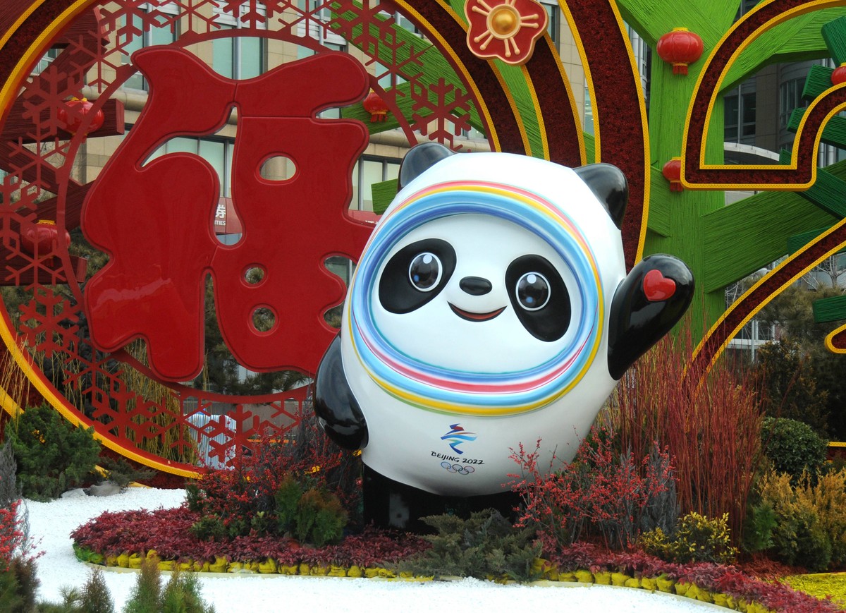 Bing Dwen Dwen, maskotka igrzysk olimpijskich w Pekinie