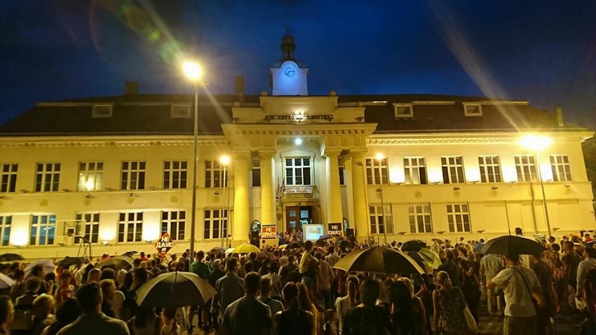 Ne damo Ljubu, protest OŠ Svetozar Miletić