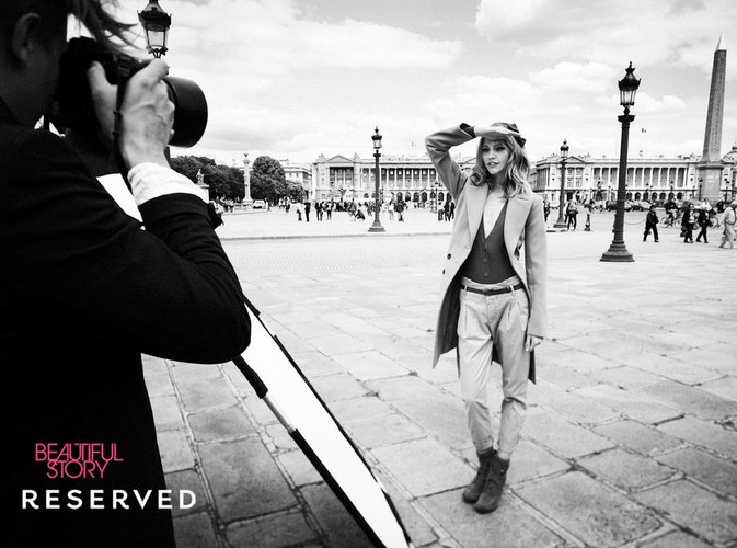 Sasha Pivovarova w kampanii Reserved na sezon jesień-zima 2011/2012 – kulisy sesji