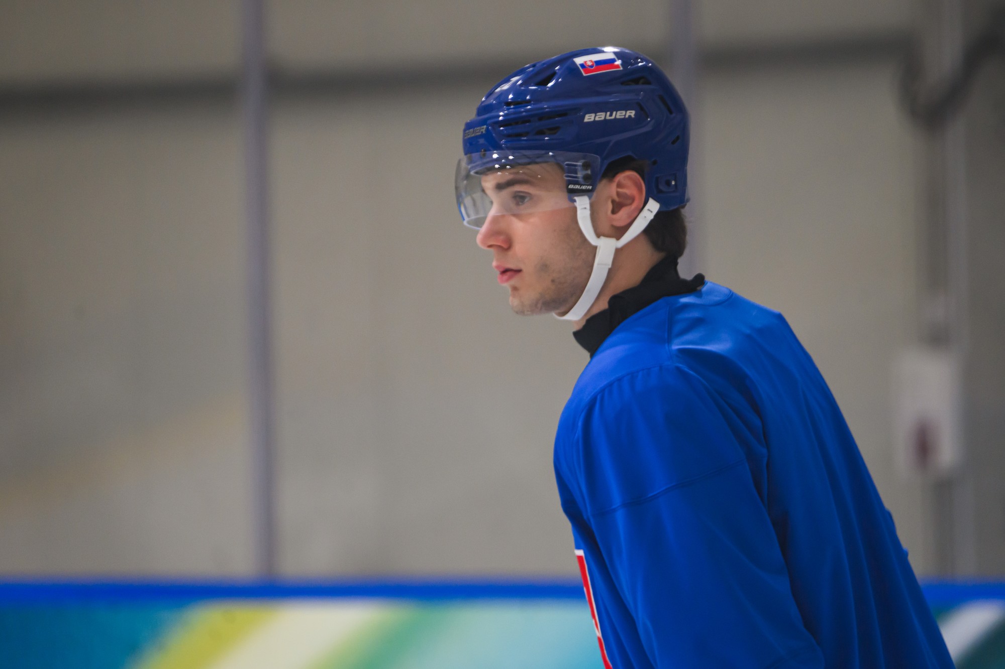 Slovenský hokejista Juraj Slafkovský. 