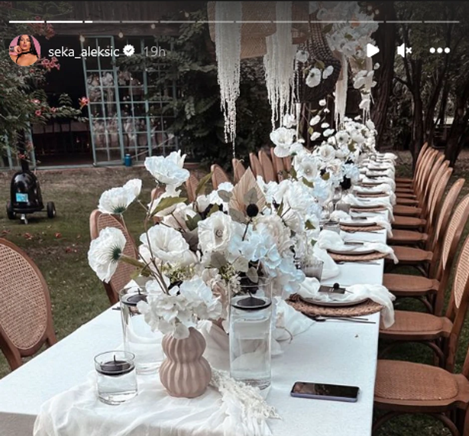 Seka Aleksić proslavila Veljkov 40. rođendan