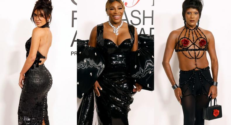 Kim Kardashian, Serena Williams, and Richie Shazam attend the 2023 CFDA Awards at the American Museum of Natural History in NYC.Taylor Hill/FilmMagic/Getty Images