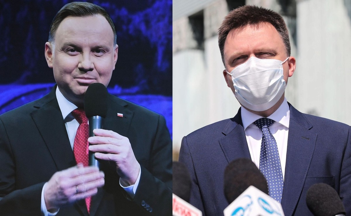 Andrzej Duda i Szymon Hołownia