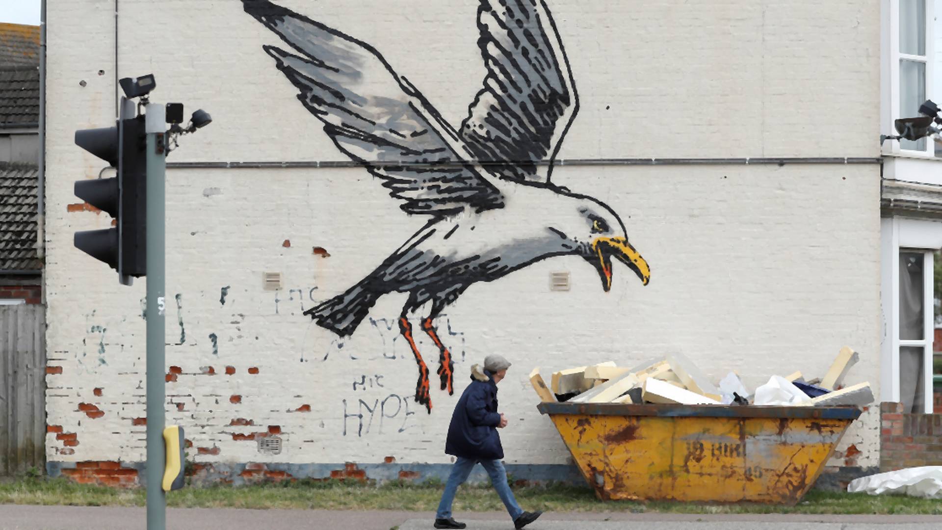 Ako vznikajú Banksyho diela? Pri jeho maľbe našli stopu, ktorá odkrýva umelcovo tajomstvo