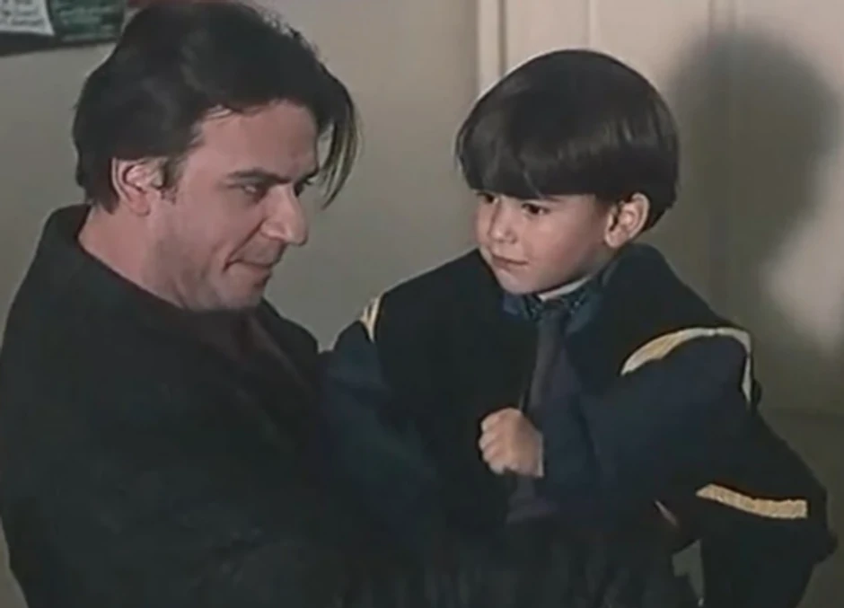 Žarko Laušević sa sinom u filmu