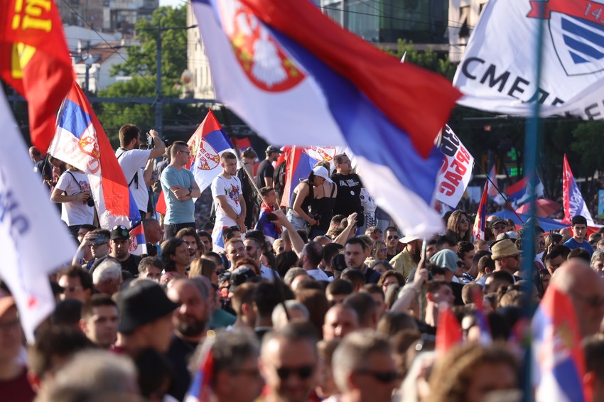 Studentski protest u Beogradu 28. juna