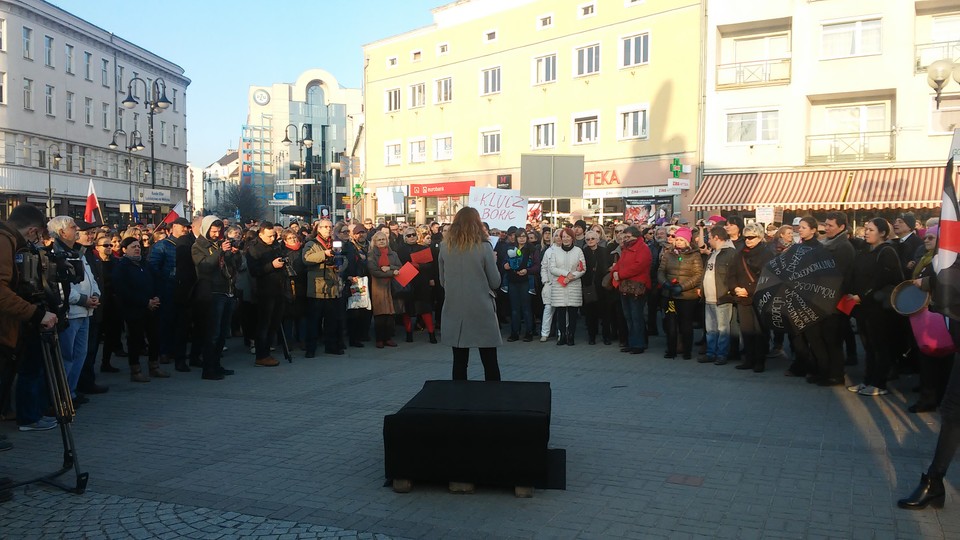 Opole. Strajk Kobiet 8 marca 1 [fot. Joanna Matlak]