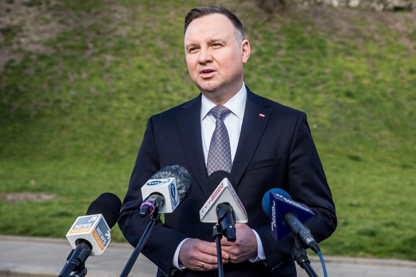 Andrzej Duda nie cieszy się wielkim poparciem wśród kibiców