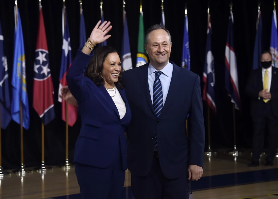 Kamila Haris i Daglas Emhof