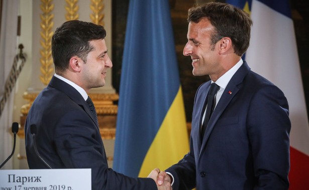 Macron chwali Zełenskiego za odwagę. "Myślę, że to początek pięknej przyjaźni"