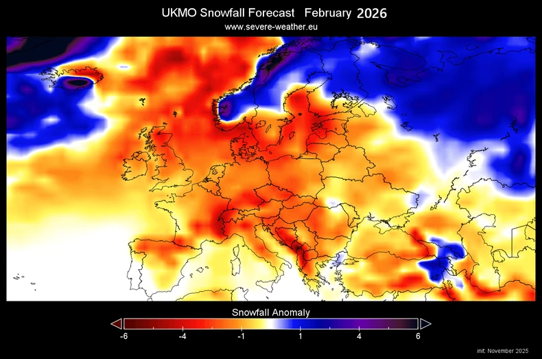 UKMO za februar 2026.
