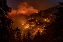 Ogromny pożar zagraża domom koło Los Angeles
