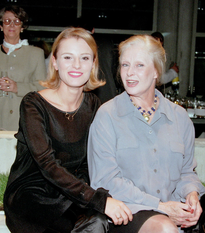 Beata Tyszkiewicz z córką Wiktorią Padlewską