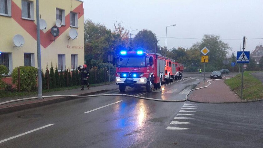 Tragedia w Miastku. W pożarze budynku mieszkalnego zginęły dwie osoby