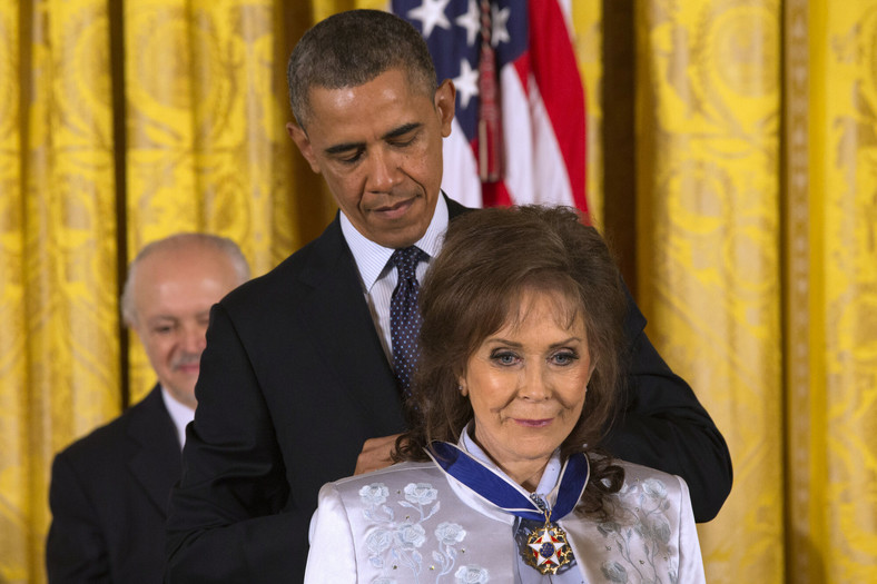 Loretta Lynn i Barack Obama