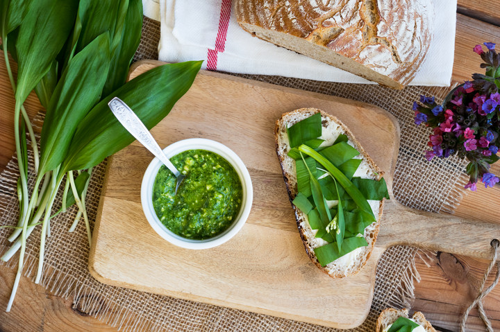 Z czosnku niedźwiedziego powstanie pyszne pesto