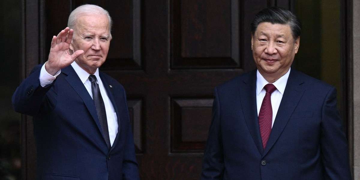 Prezydent USA Joe Biden i przewodniczący ChRL Xi Jinping