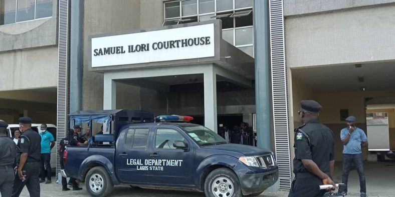 Photos from the arraignment of Funke Akindele and husband, JJC Skillz