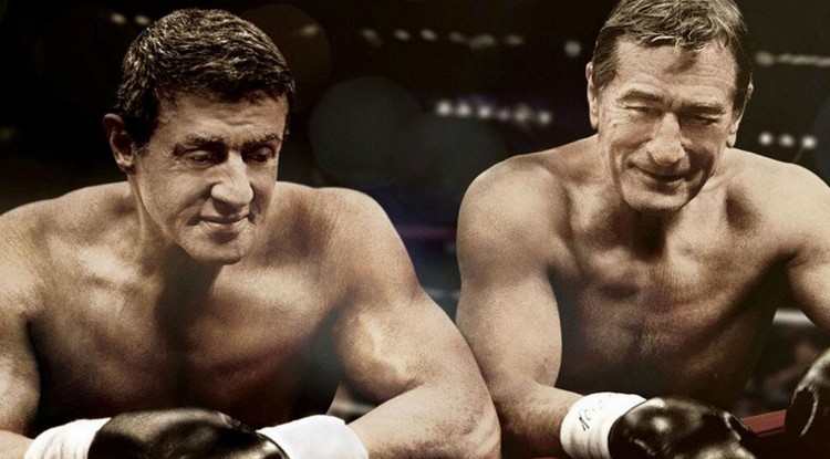 Sylvester Stallone és Robert De Niro a Kiütés c. filmben.