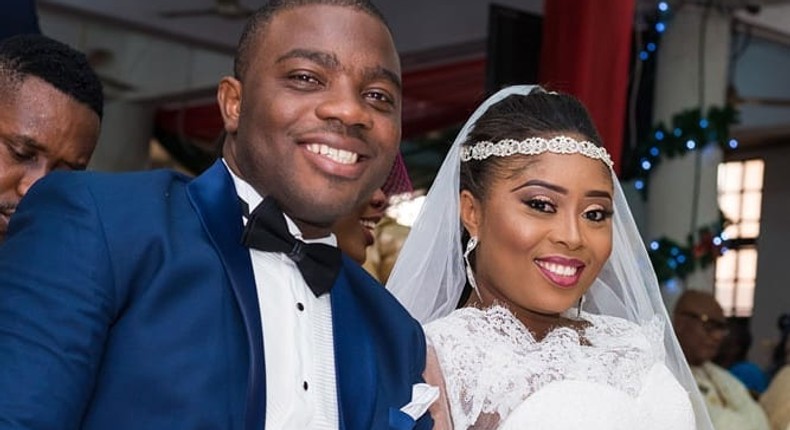 Benita Okojie celebrates husband on 2nd wedding anniversary