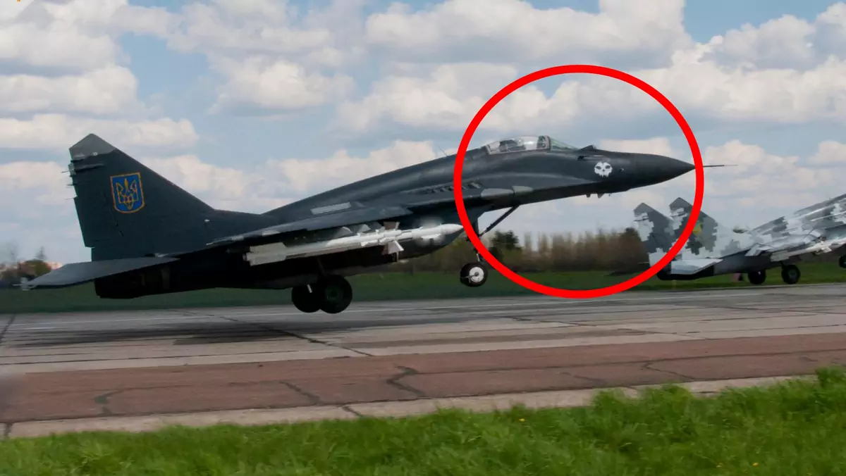 Ukraińskie myśliwce MiG-29 pokazały się w niecodziennym malowaniu