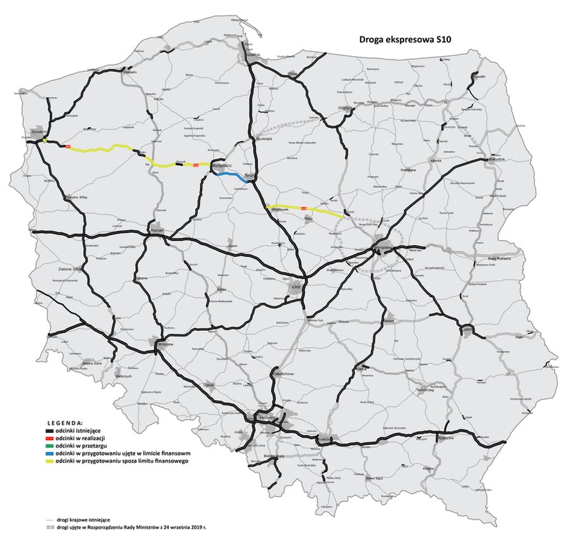 S10 - nowa droga ekspresowa