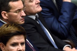 Beata Szydło, Mateusz Morawiecki, Piotr Gliński