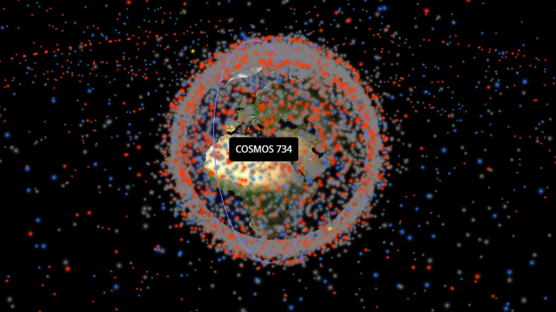 Co krąży wokół Ziemi? Ta mapa pokazuje, ile m.in. śmieci zostawiliśmy już w kosmosie