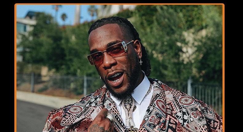 Burna Boy looks regal in Tokyo James collection at the Grammys 2020 [Instagram/ Burna Boy]