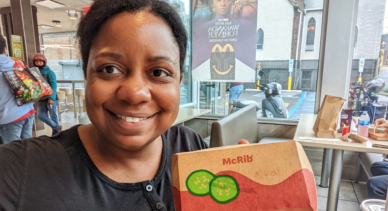 McDonald's said it's retiring the McRib sandwich on November 20. I tried it and wasn't impressed.Tiffany Langston