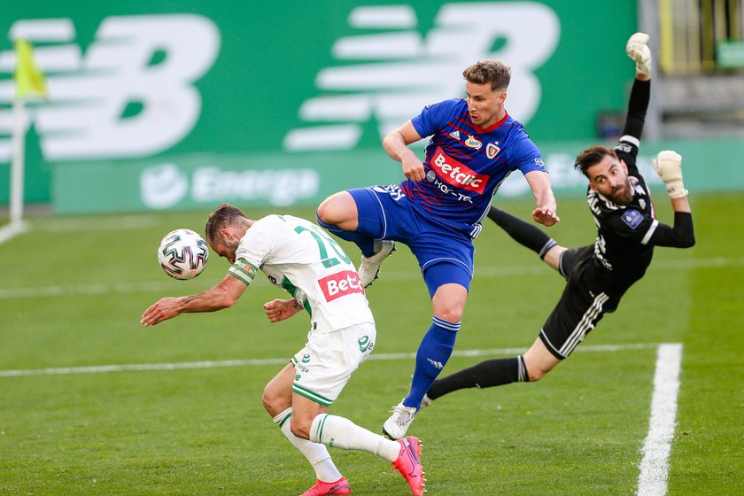 Pilka nozna. PKO Ekstraklasa. Lechia Gdansk - Piast Gliwice. 24.06.2020