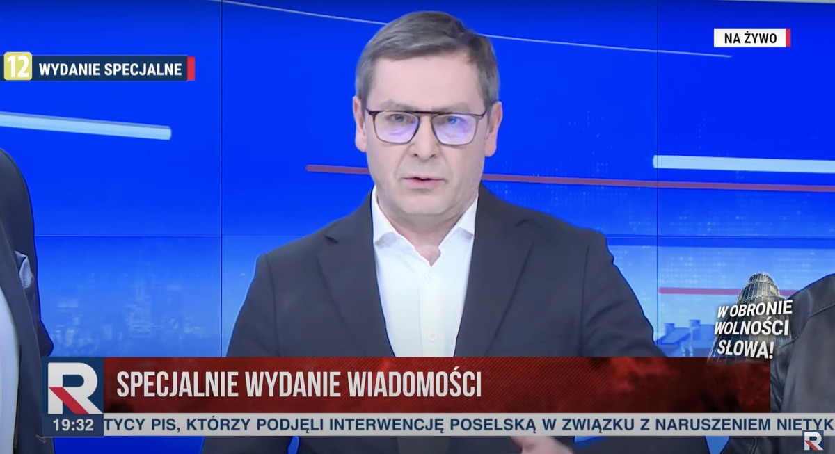 Kadr z TV Republika