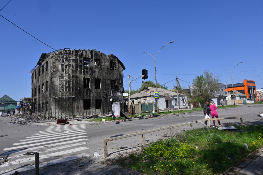Pokrovsk na snimcima od 23. aprila