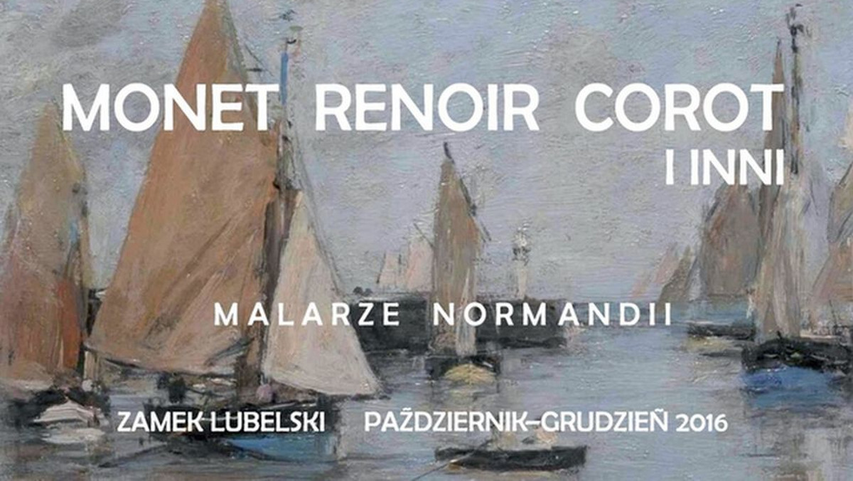 Obrazy impresjonistów francuskich – m.in. Claude’a Moneta, Augusta Renoira, Eugene’a Boudina – można oglądać od soboty w muzeum na Zamku w Lublinie. Na wystawie pt. "Malarze Normandii. Monet, Renoir, Corot i inni…" prezentowanych jest 79 różnych dzieł malarskich.