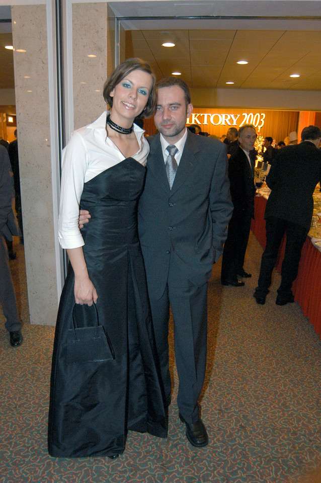 Anita Werner z Erykiem Mełgwą 2003 rok  / Fot. AKPA