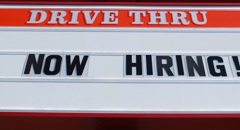 The labor shortage is hitting fast food restaurants.
