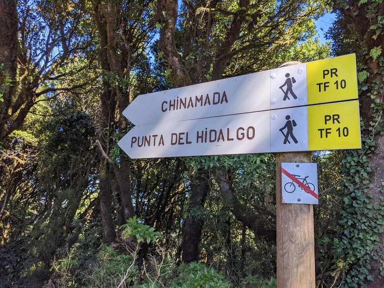 Góry Anaga. Teneryfa. Szlak z Cruz del Carmen do Punta del Hidalgo