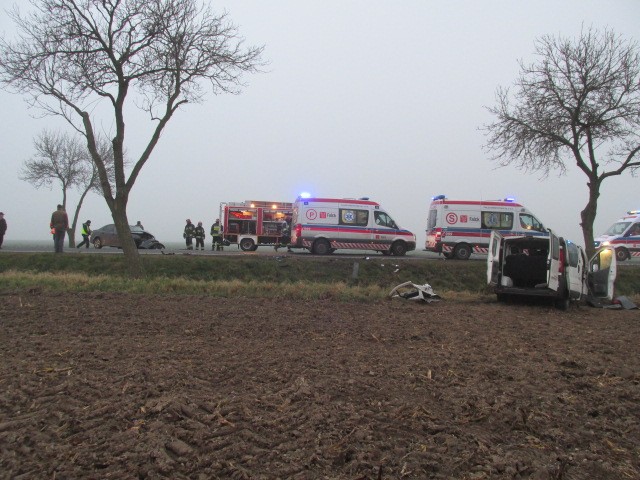 Wypadek w okolicach Brzegu