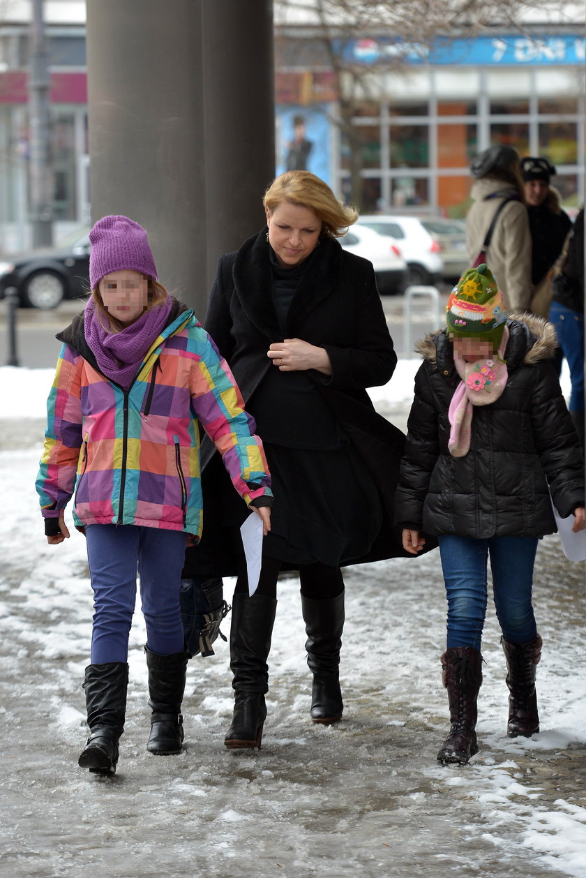 Katarzyna Bosacka z dziećmi