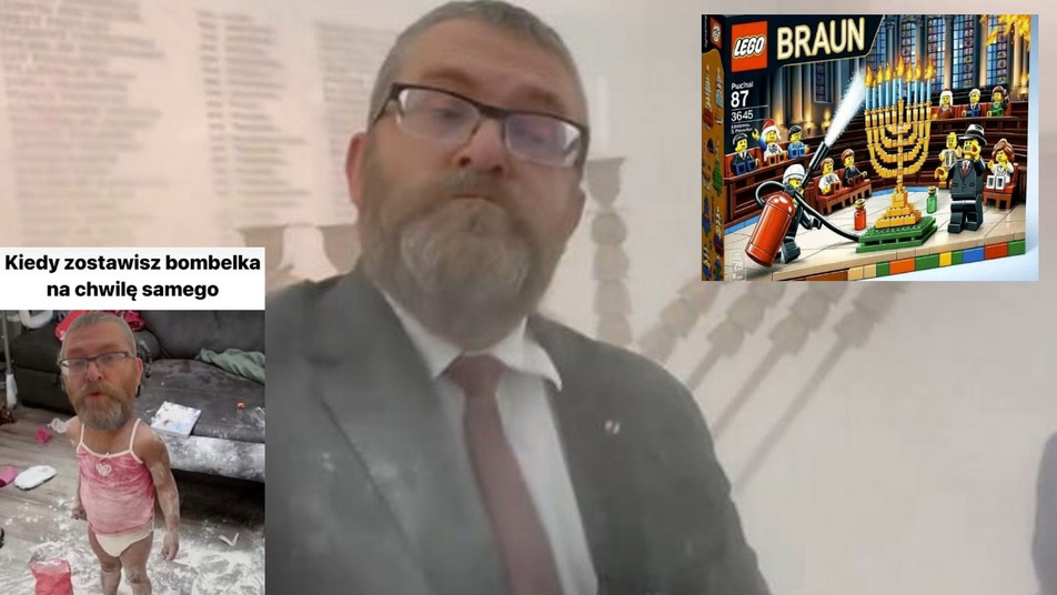 Internauci są bezlitośni wobec Grzegorza Brauna.
